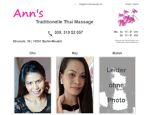 Tablet Screenshot of anns-thaimassage.info
